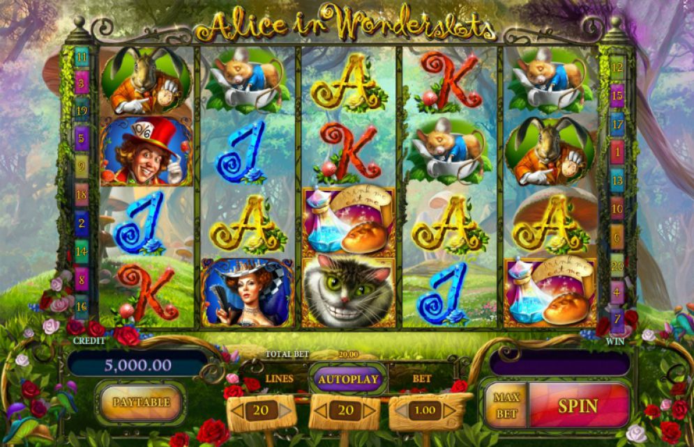 Alice in Wonderslots slot game