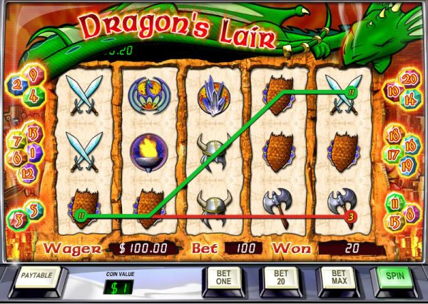 Dragon's Lair slot game