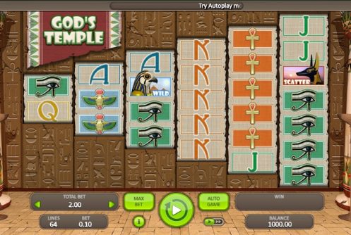 God's Temple slot game