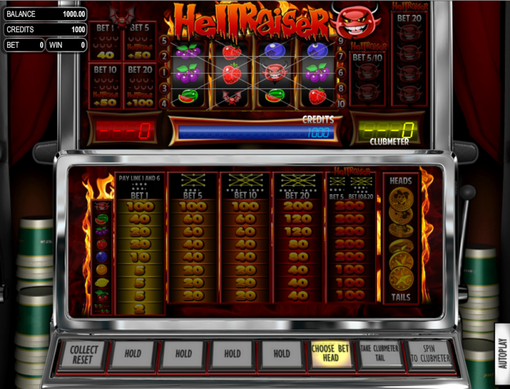 Hellraiser slot game