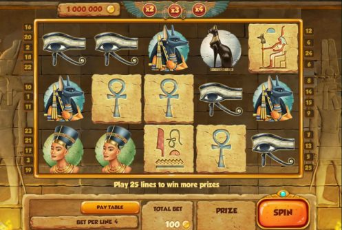 Mysteries of Egypt slot game
