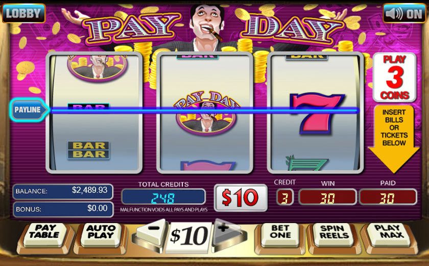 Pay Day slot game