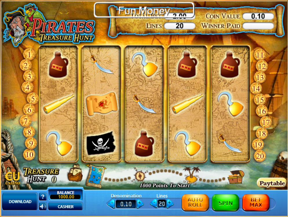 Pirate Treasure slot game