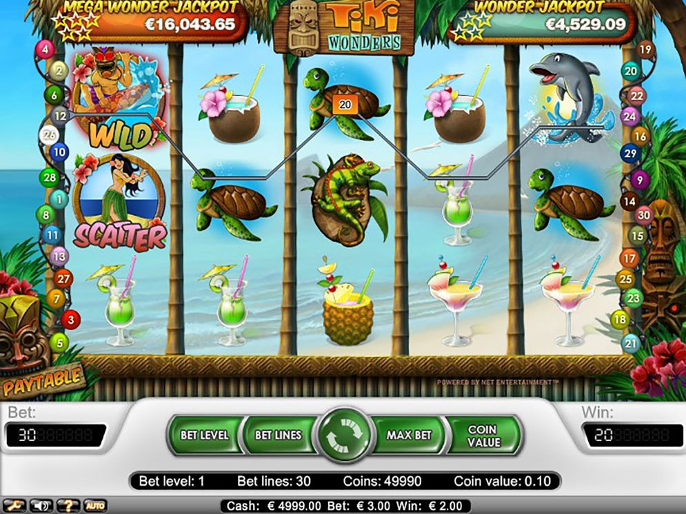 Tiki Wonders slot game