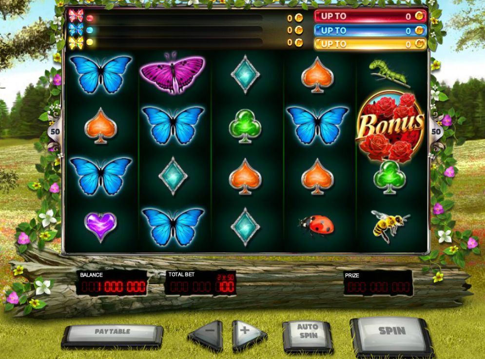 3 Butterflies slot game