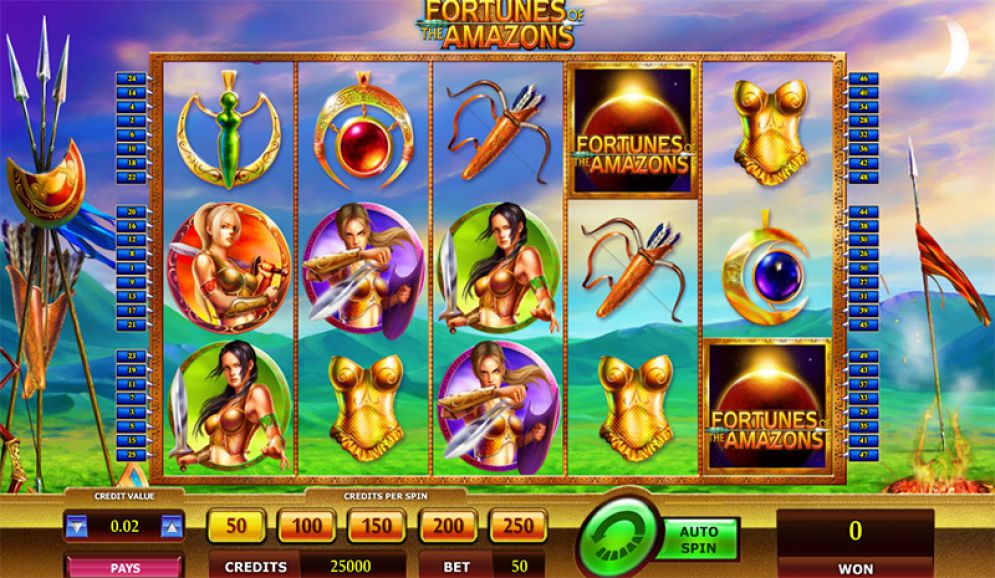 Fortunes of the Amazons slot game