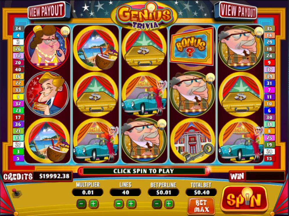 Genius Trivia slot game