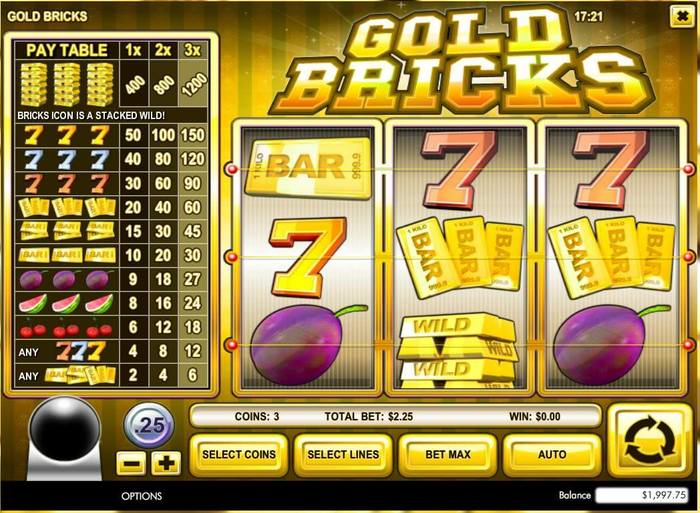 Gold Bricks slot game