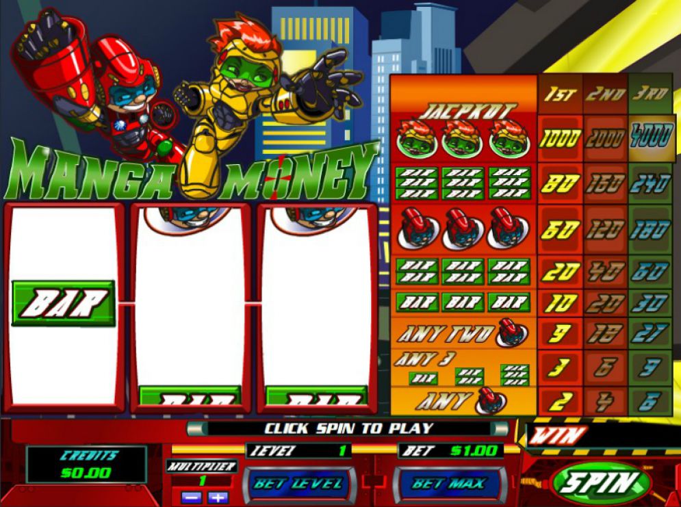 Manga Money slot game