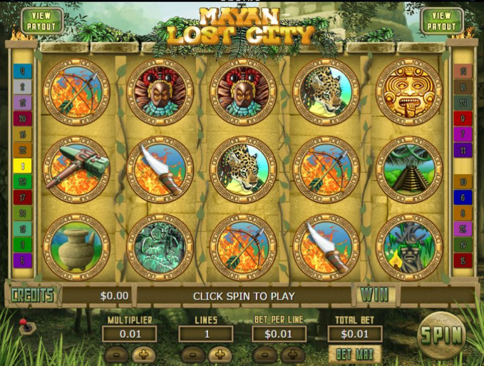 Mayan Lost City slot game