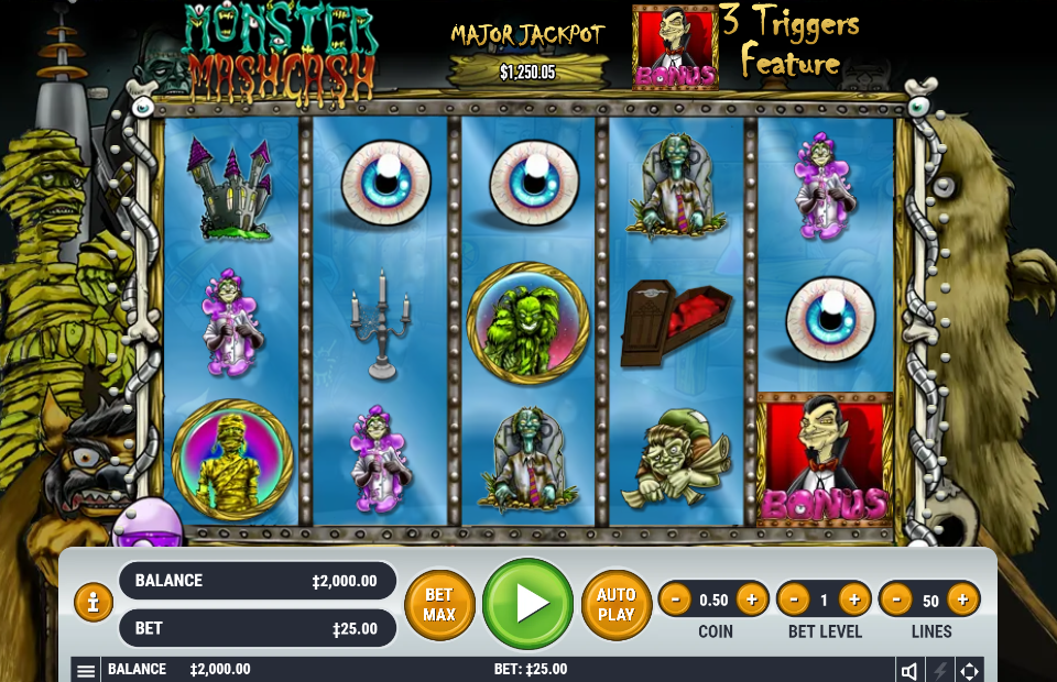 Monster Mash Cash slot game