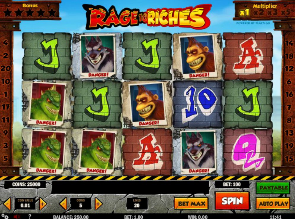 Rage To Riches slot game