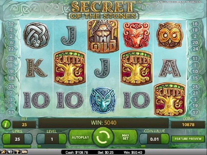 Secret of the Stones slot game