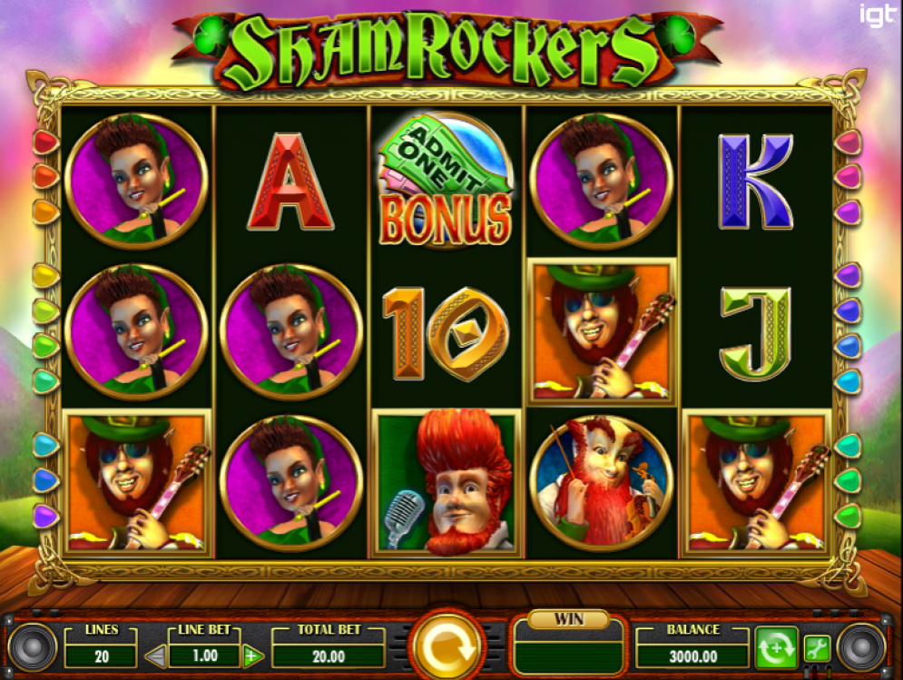 Shamrockers Eire To Rock slot game