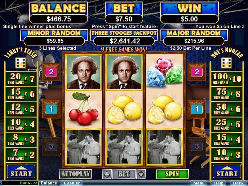 The Three Stooges 2 slot game